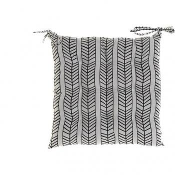 Cojín para sillas DKD Home Decor Flechas 43 x 43 x 5 cm poliéster 436 gr
