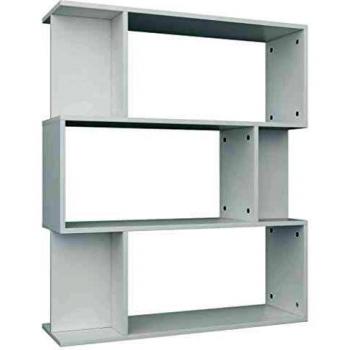 vidaXL Estantería/separador de ambientes aglomerado blanco 80x24x96 cm