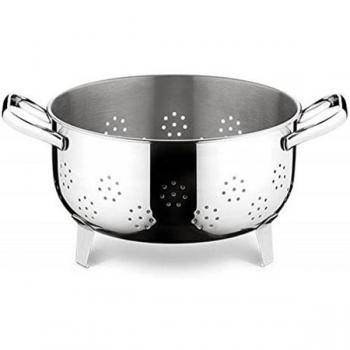 Colador Scolapasta Lagostina Sfiziosa 22 cm Acero Inoxidable Cromo Brillante