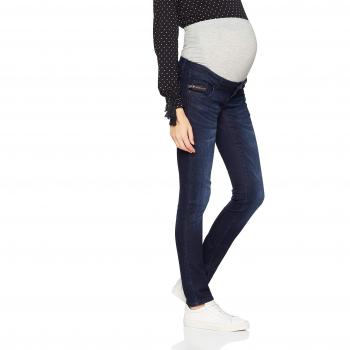 MAMALICIOUS Mlreno Slim Dark Blue Jeans A, Pantalones premamá para Mujer, Azul Denim, No Aplica