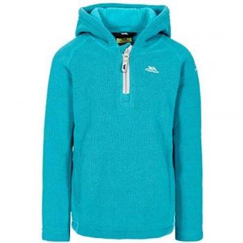 Trespass Thunda X Half Zip Fleece Hooded Jacket para Chicos, 11-12 - Chest 30