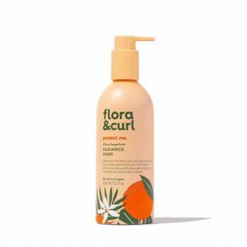 Mascarilla Iluminadora Citrus Superfruit 300ml - Flora & Curl, Tratamiento para cabello rizado