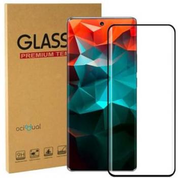 Protector de Pantalla Cristal Vidrio Curvo Pegamento con Borde Templado Premium 2.5D 9H compatible con Honor Magic5 Pro