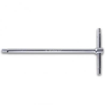 Beta Tools 951 T-Handle Wrench (12mm) with Adjustable Handle and 3 Male Hex Ends, Made in Italy