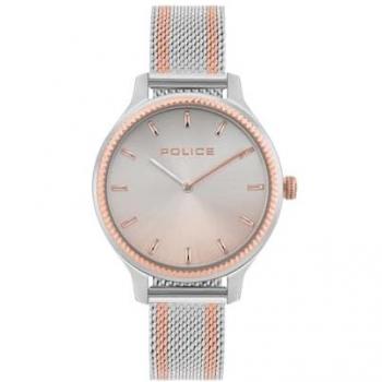 Police Women's Quartz Analogue Watch PL15696BSTR, 34mm Grey