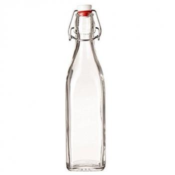 BUTLERS SWING Botella de vidrio con tapón mecánico