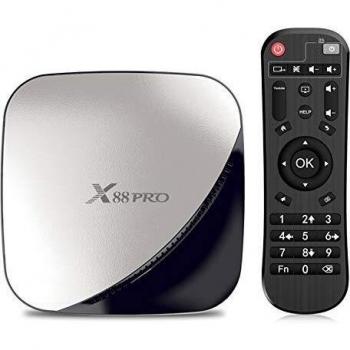 Android Box 10.0, Sidiwen Andorid TV Box 10.0 4GB RAM 32GB ROM Quad-Core 64-bit Arm Cortex-A53 con WiFi 2.4G Ethernet USB 3.0 Soporte OTA Upgrate, Art, etc