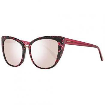 Guess by Marciano Cateye Sunglasses GM0783 5574U, Multicolor Butterfly Mirrored, ONE SIZE