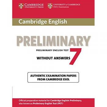 Libro de Estudiante Cambridge English Preliminary 7 sin Respuestas (Tapa Blanda)
