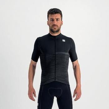 Maillot Sportful Giara Manga Corta Negro Gris para Hombre T-Shirt Black L