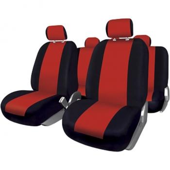 BC Corona FUK10411 Sevilla Juego de Fundas, Color Rojo