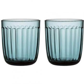 Iittala 1026950 Raami - Vasos de agua, color azul lago