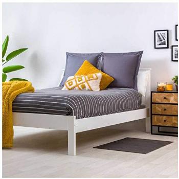 Funda Nórdica de Algodón 100% en Punto Jersey Tica Raya Gris para Cama de 180 (260x260) - Transpirable y Sin Arrugas