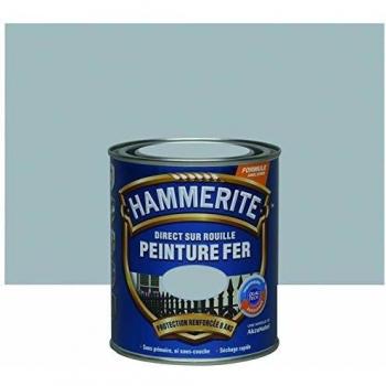 Pintura Hammerite Martel Gris Plata 0,75L - Directo sobre Óxido