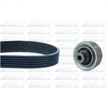 Kit de poleas con correa de distribución DOLZ SKD222A