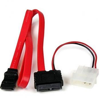 StarTech.com Slimline SATA to SATA 20-Inch LP4 Power Cable Adapter