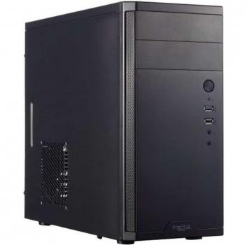 Fractal Design Core 1100 Mini Tower Computer Case mATX High Airflow Cooling 1x 120mm Silent Fan Included Brushed Aluminium USB 3.0 Black