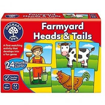 Orchard Toys Cabezas y Colas Corral Juguete, Multicolor, Pack de 1