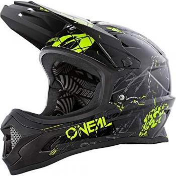 O'Neal Fullfacehelm Backflip Zombie, Schwarz Neongelb, L, 0500-57