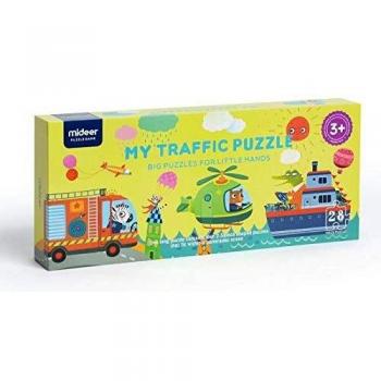 Andreu Toys- MY Traffic Puzzle, Color