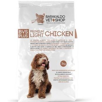 Alimento Premium Light Chicken Barakaldo Vet Shop 3 Kg - Alimento completo para controlar el peso y proteger las articulaciones en perros adultos