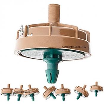 Pack 600 Goteros Antidrenantes Autocompensantes 4L/h para Riego Hidropónico y Microirrigación
