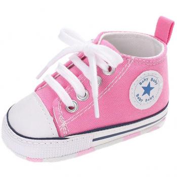 Zapatos para bebé Auxma La Zapatilla de Deporte Antideslizante del Zapato de Lona de la Zapatilla de Deporte para 3-6 6-12 12-18 M
