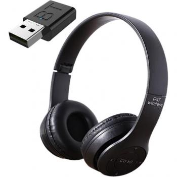 Auriculares Inalámbricos RAXFLY con Micrófono, Reducción de Ruido, para PC, TV, Teléfono y Gaming