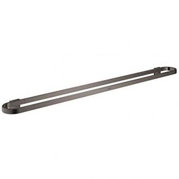 Grohe Selection 32-Inch Wall Mounted Towel Bar in Hard Graphite with Concealed Mounting