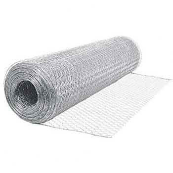 Malla Hexagonal de Acero Galvanizado 1m - 25x25mm - Longitud 45m
