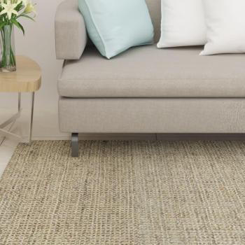 Alfombra de sisal natural 66x350 cm Color Natural, Negro, Marrón - Alfombra de Piso para Sala de Estar Dormitorio Habitación Salón