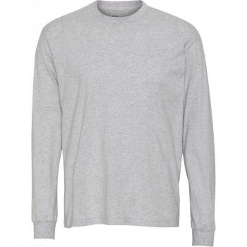 Colorful Standard Organic Oversized Long Sleeve T-Shirt in Heather Grey