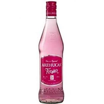 Arehucas - Ron Fresier Sabor Fresa - Arehucas Fresier - Ron Fresa - Ron Canario con sabor a fresa - Fresa, Frutos Rojos y Flor de Cerezo - 70 cl - 37.5%