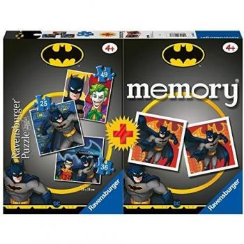MULTIPACK MEMORY + 3 PUZZLES BATMAN DC COMICS