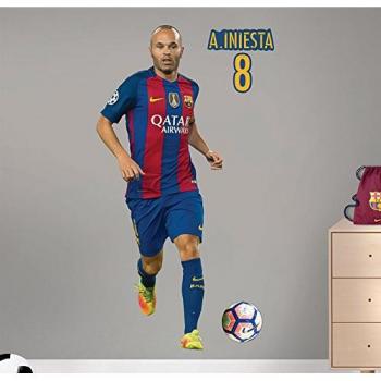 Iniesta - Vinilo oficial FC Barcelona 2016/2017 - 95 x 38 cm