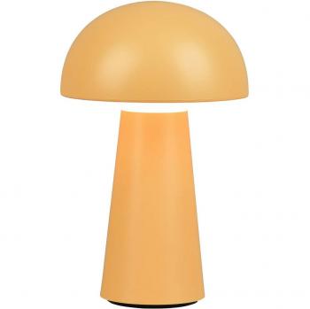 Lámpara de mesa LED amarilla con regulador táctil - Daniel