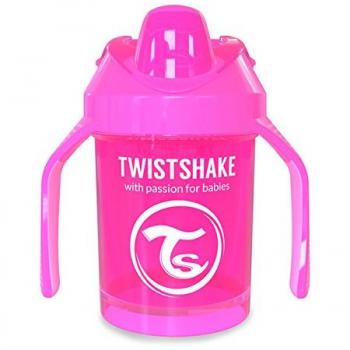 Twistshake 78048 - Vaso con boquilla, color rosa