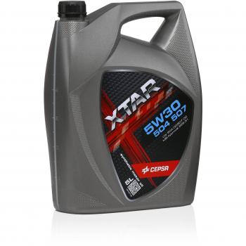 CEPSA 513943077 Xtar 5W30 504.507 Lubricante Sintético para Vehículos Gasolina y Diésel, 5 L