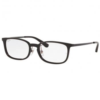 Ray-Ban RX7182D Col. 2000 Unisex Squadrata Nero Eyeglasses