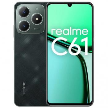 Smartphone Realme C61 6GB RAM, 128GB almacenamiento, Dual SIM, 4G, color Verde Oscuro (Dark Green), versión OEM