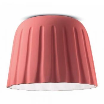 Plafón Cerámico Grande Madame Gres Rosa 29 cm