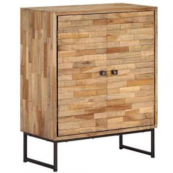 vidaXL Teca Aparador Madera Reciclada 60x30x75 cm Mesa Mesilla Mueble Auxiliar