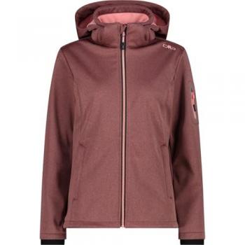 CMP Women's Softshell Jacket with Zip Hood in Pink (Size 42)