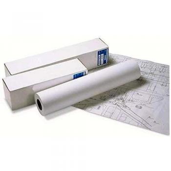 Bobina de papel blanco no couche Clairefontaine para plotter inkjet - 610 mm x 50 m - 80 g (Lote de 2)