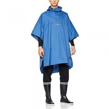 Ferrino Hiker Waterproof Poncho Raincoat Blue L-XL
