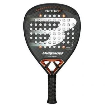 Pala de pádel Bullpadel Vertex 04 2025 - Hombre, Encordado: No, Peso: 370g, Color: Gris Oscuro - Naranja