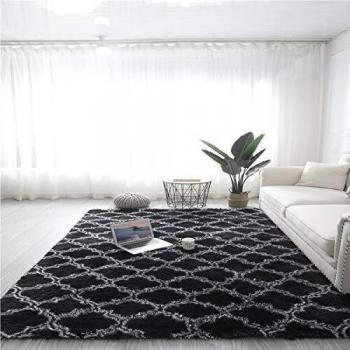 Alfombras Salon Grandes Alfombra Rectángulo Shaggy para Salón habitación de los Niños Dormitorio Modernas Alfombra Pelo Adecuado para Salón Dormitorio