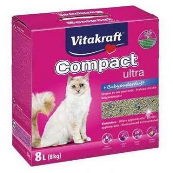 Vitakraft Arena Aglomerante Compact Ultra Plus con Sílice 8 Kg