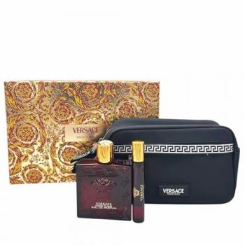 Versace Eros Flame Men's Gift Set - Eau de Parfum 100ml with Accessories