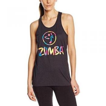 Zumba Fitness Hot In Here - Camiseta sin mangas para mujer, color negro, talla S